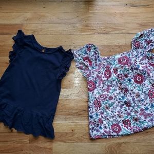 2 Medium Gap Kids Girls Summer Shirts